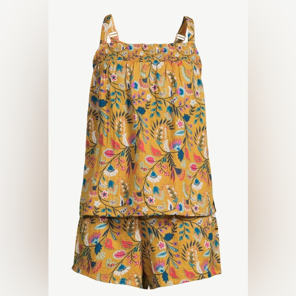 🆕 ❤️Joyspun Top &Shorts Pajama Set,Size XL.      #20